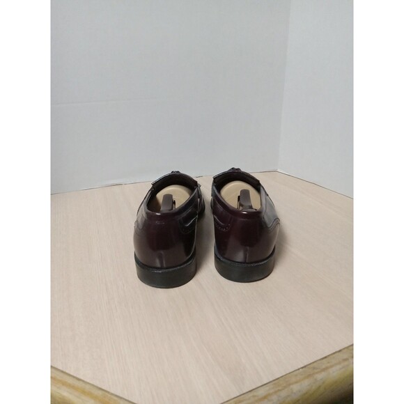 Bostonian Classics Shoes Wingtip Tassels 20378 Loafers Sz 11W Burgundy Leather - Picture 6 of 10